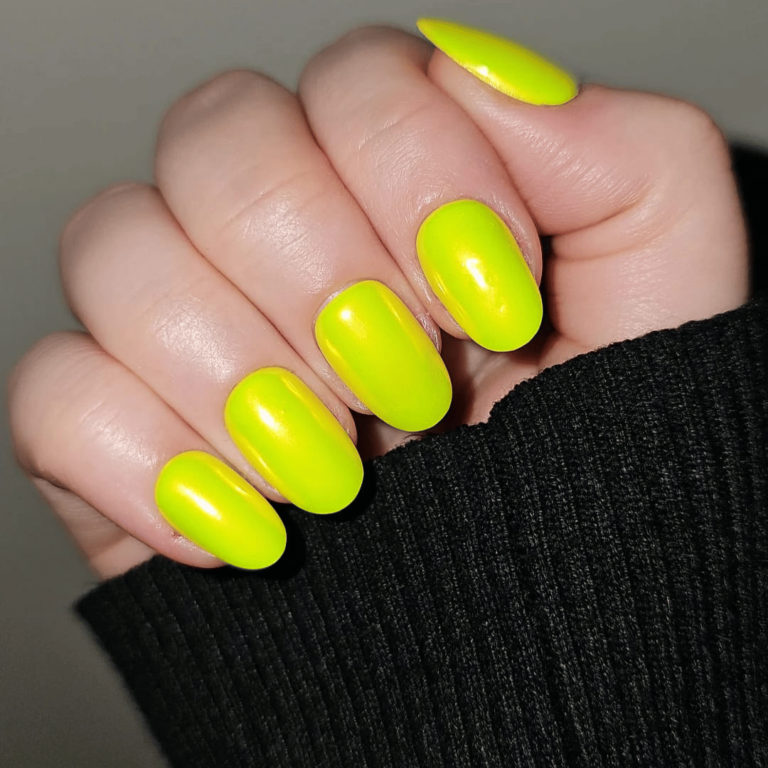 Lemon - Matte Neon Nail Powder