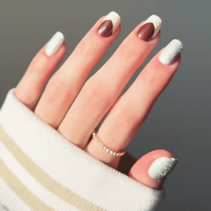 Renaissance Red - Squoval Sustainable Nails