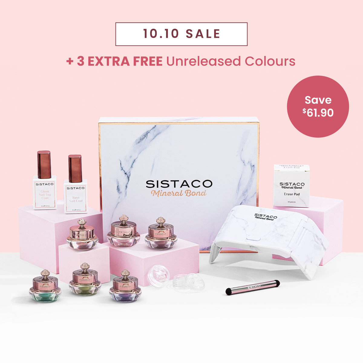 Mineral Bond Nail Set