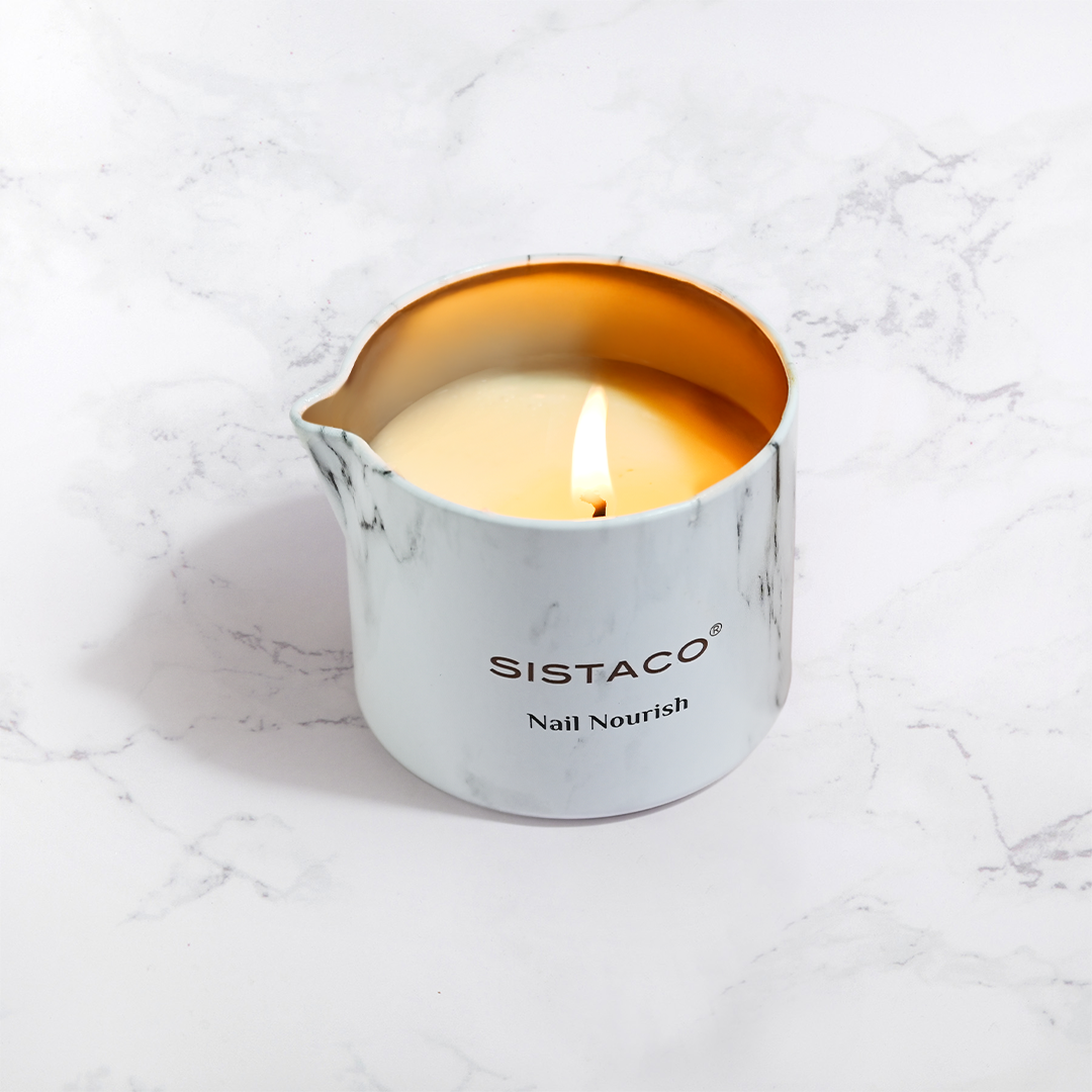 Nail Nourish Candle - Rose + Bergamot - Pre Order