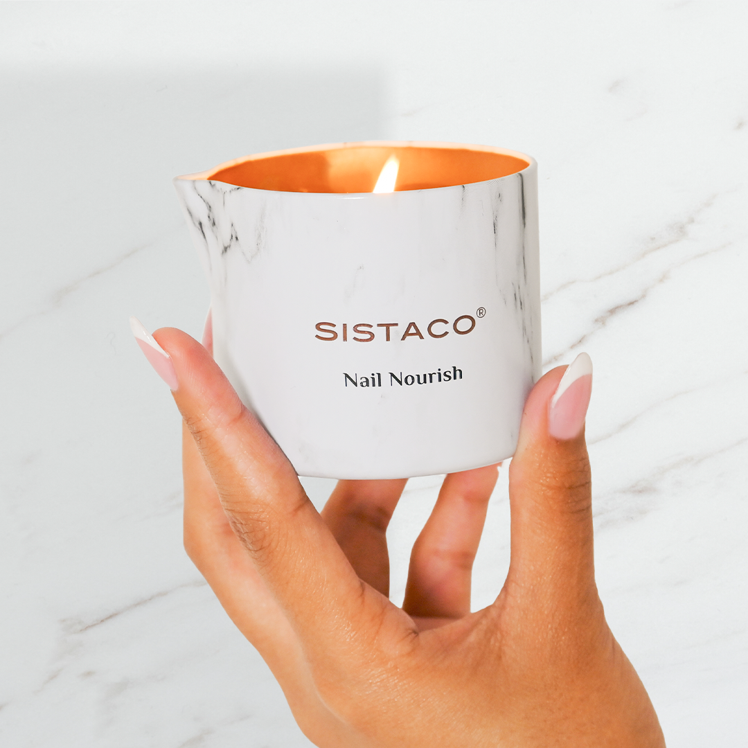 Nail Nourish Candle - Rose + Bergamot - Pre Order