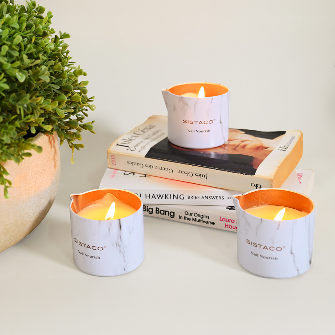 Nail Nourish Candle - Rose + Bergamot - Pre Order
