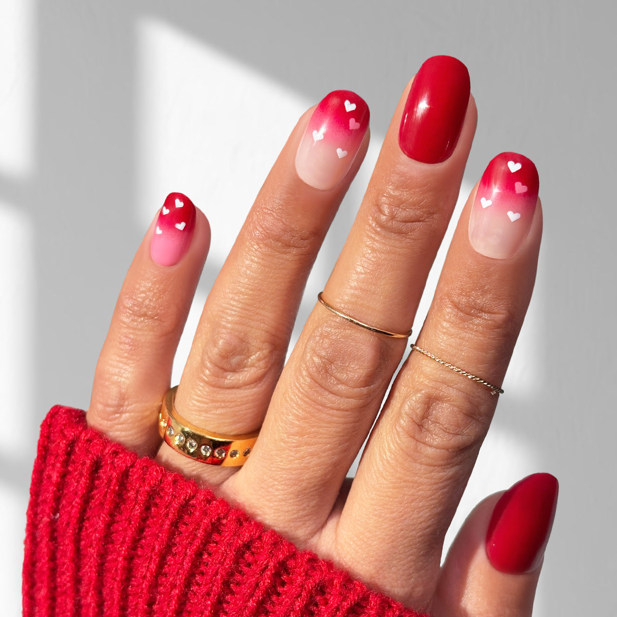 Blushing Bouquet - Oval Medium - Sustainable Nails