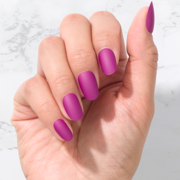 Aubergine - Oval Sustainable Nails