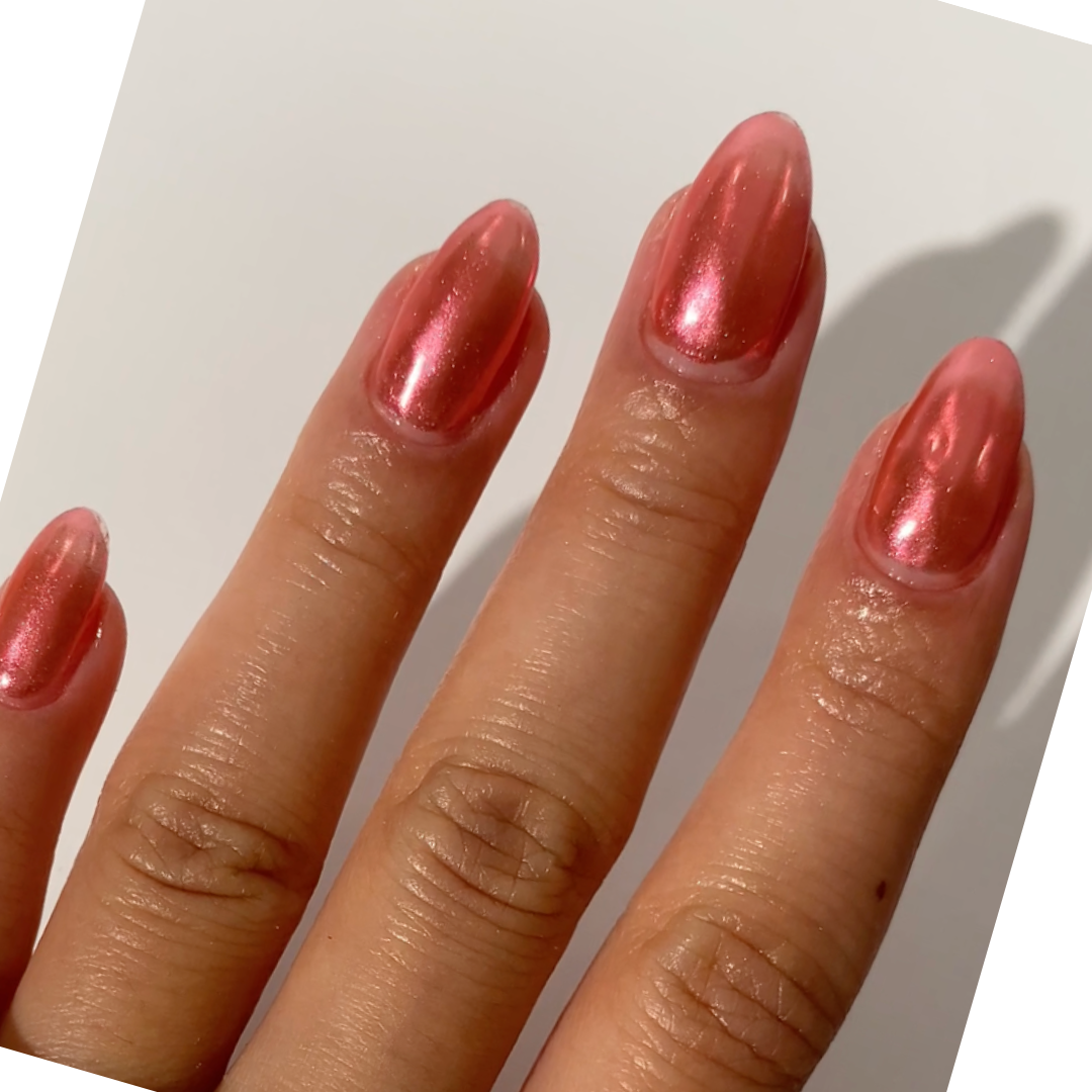 Candy Red - Metallic Nail Powder