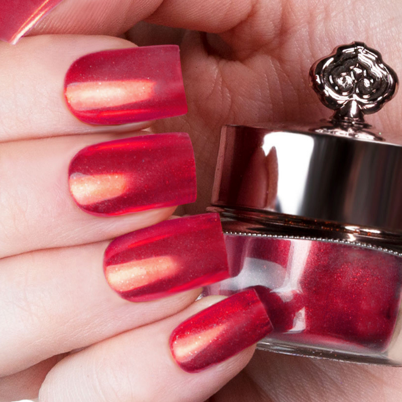 Candy Red - Metallic Nail Powder