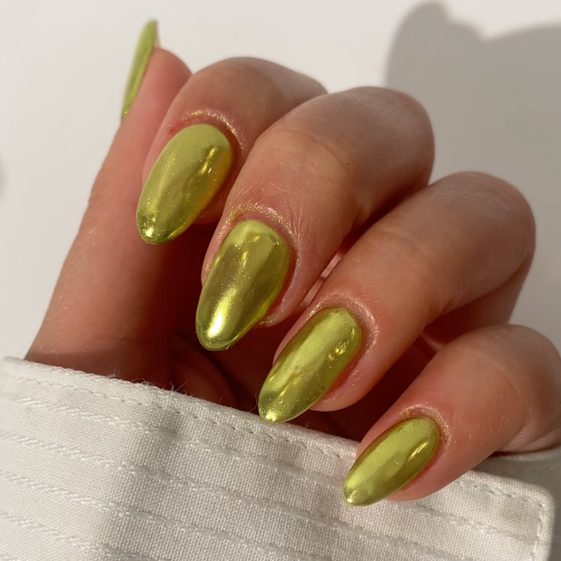 Citrus Lime - Metallic Nail Powder