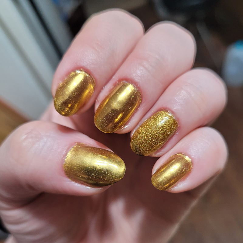 Fire Glow - Metallic Nail Powder