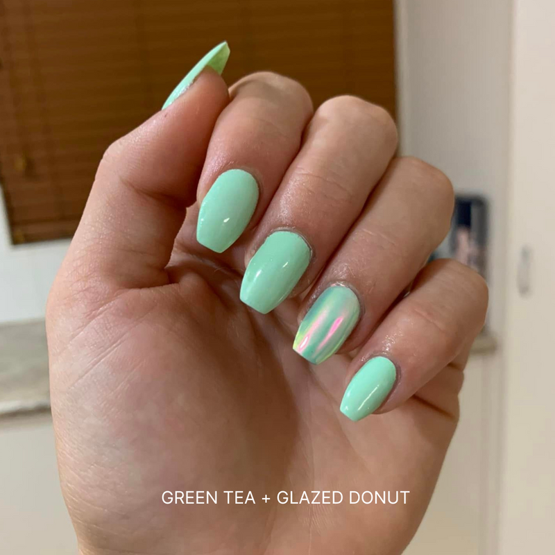 Green Tea - Matte Nail Powder