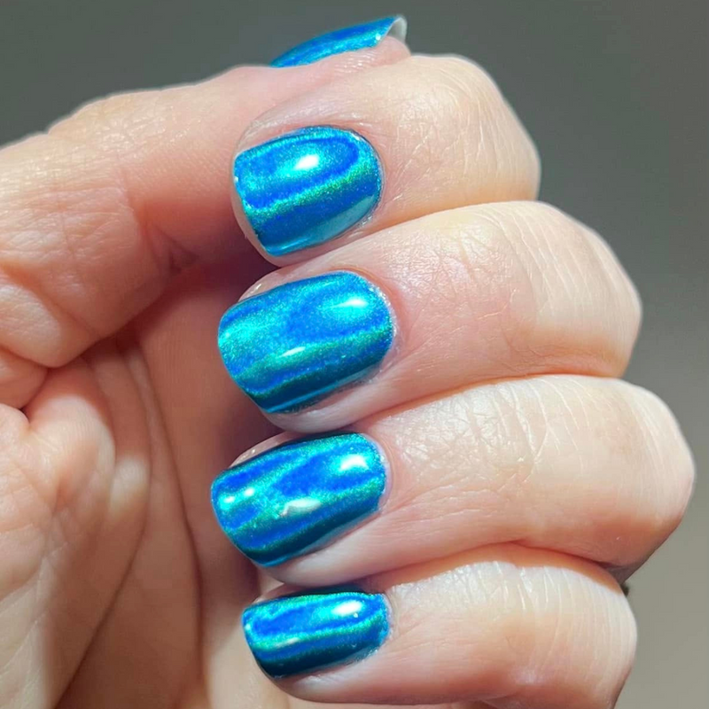 Glacier Blue - Holographic Nail Powder