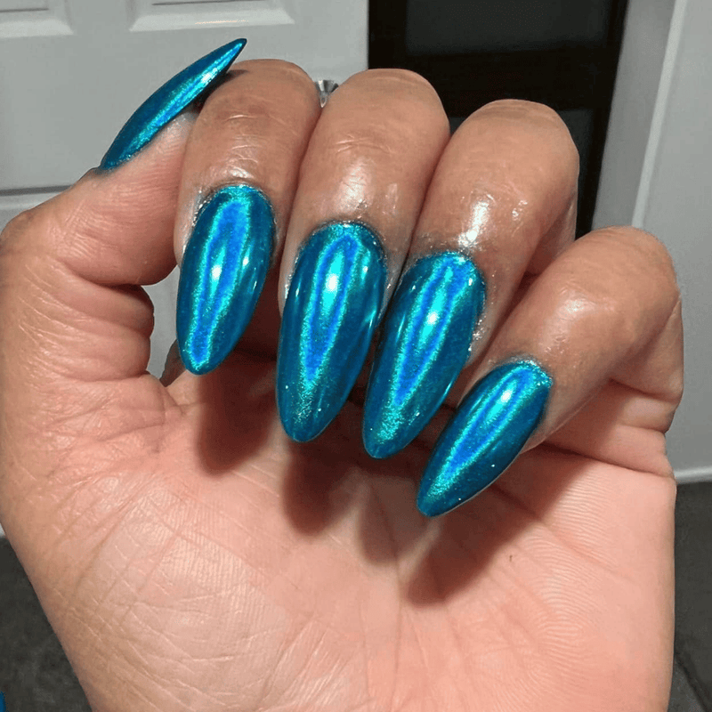 Glacier Blue - Holographic Nail Powder