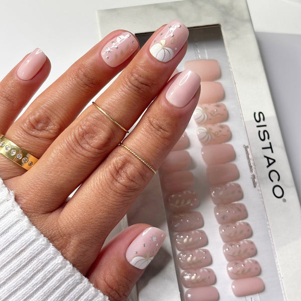Gourd Glam - Squoval Sustainable Nails - Pre order