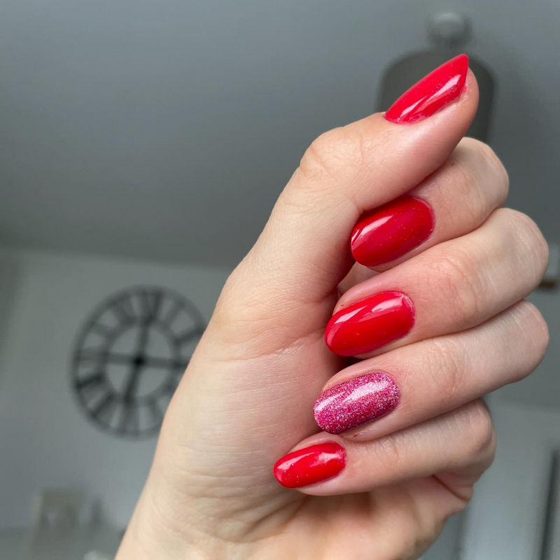 Luminous Red - Matte Nail Powder