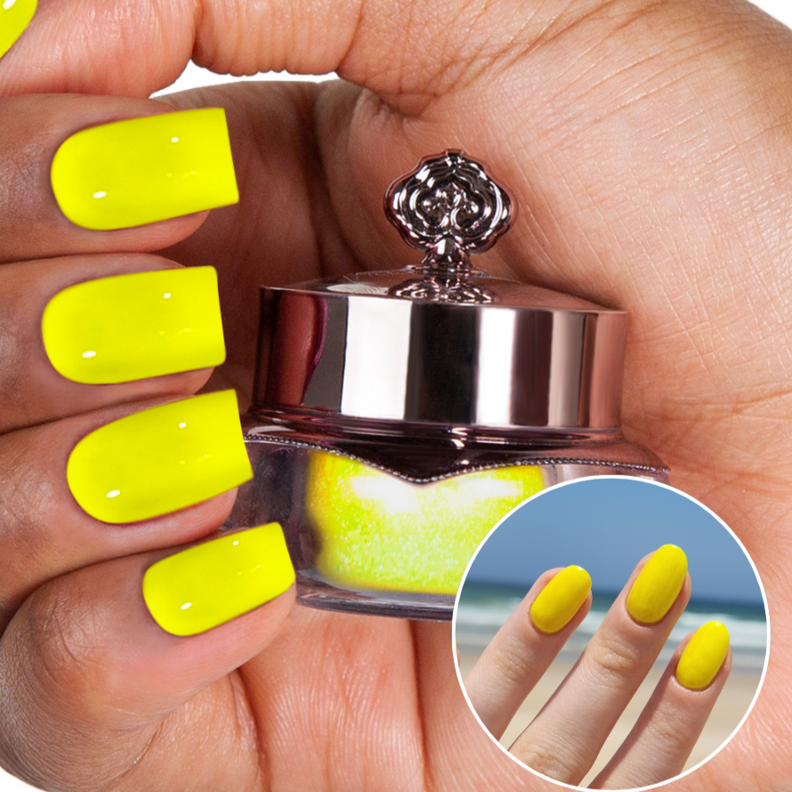 Lemon - Matte Neon Nail Powder