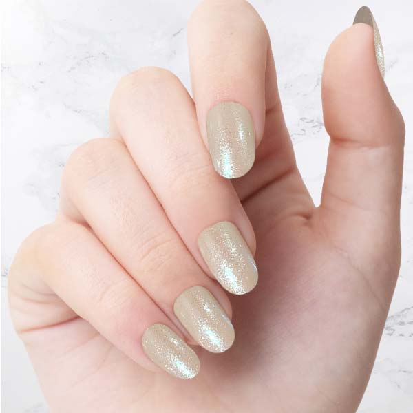 Classic Coffee Glazed Oval nails