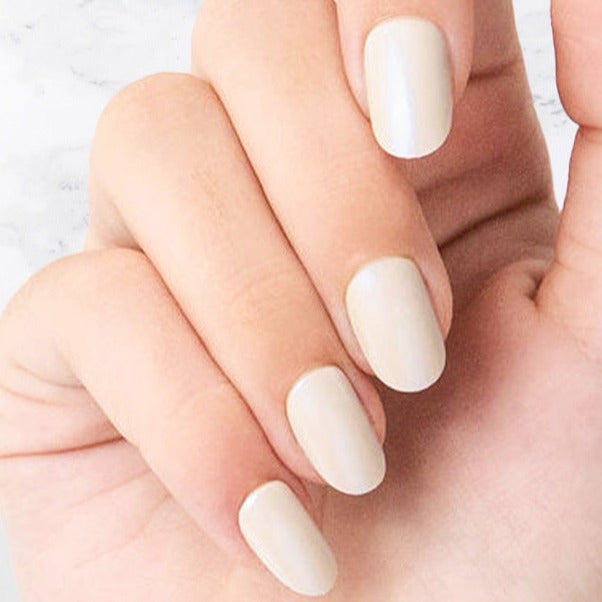 Ivory - Oval Sustainable Nails