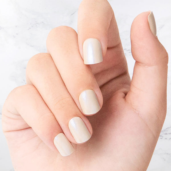 Ivory - Square Sustainable Nails