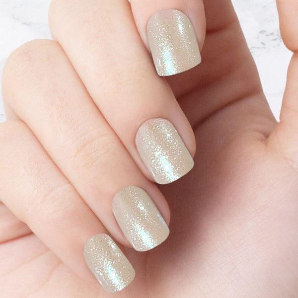 Chiffon Glazed - Square Sustainable Nails