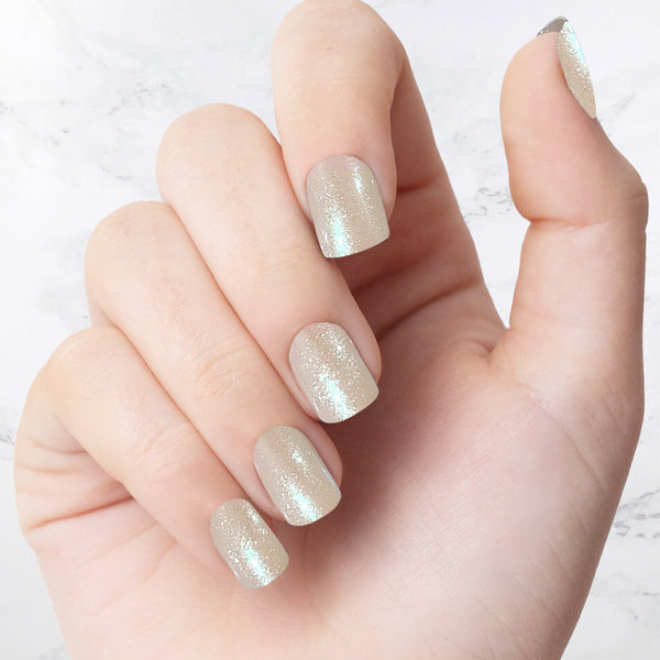 Chiffon Glazed - Square Sustainable Nails