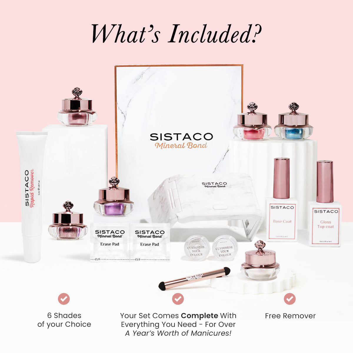 Mineral Bond Nail Set