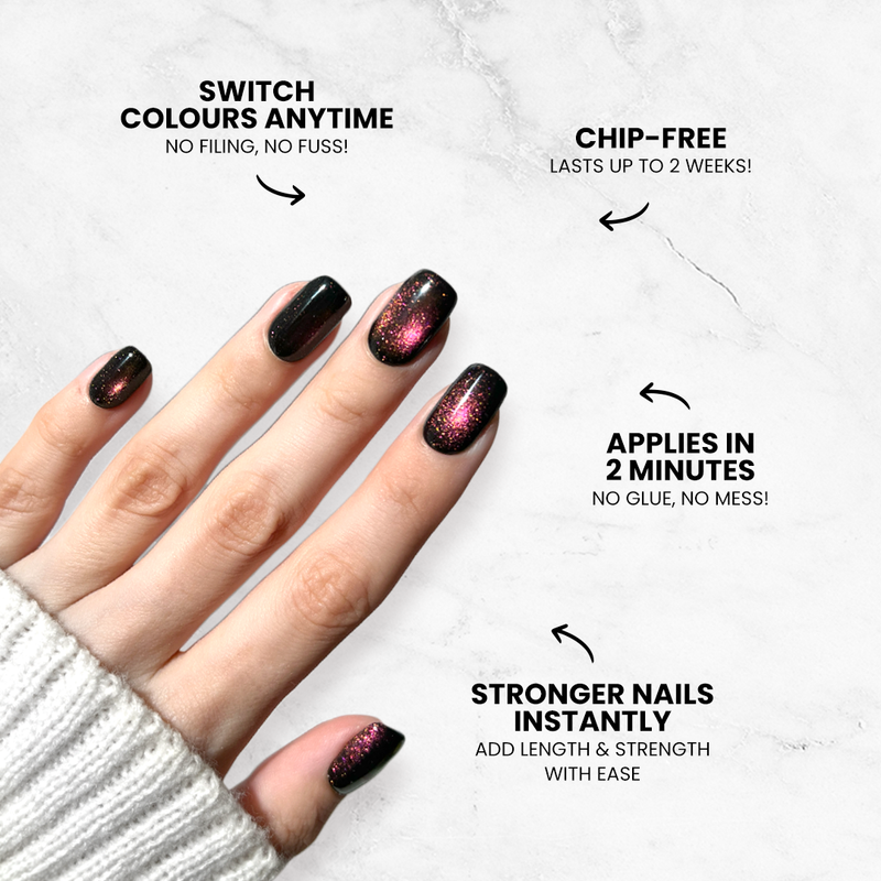 Xmas Cheer - Almond Sustainable Nails - Pre order