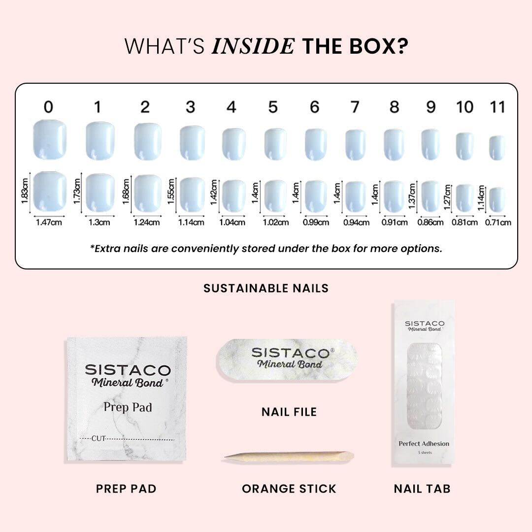 3 Piece Sustainable Nails Pack
