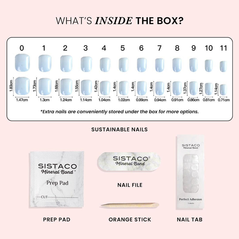 3 Piece Sustainable Nails Pack