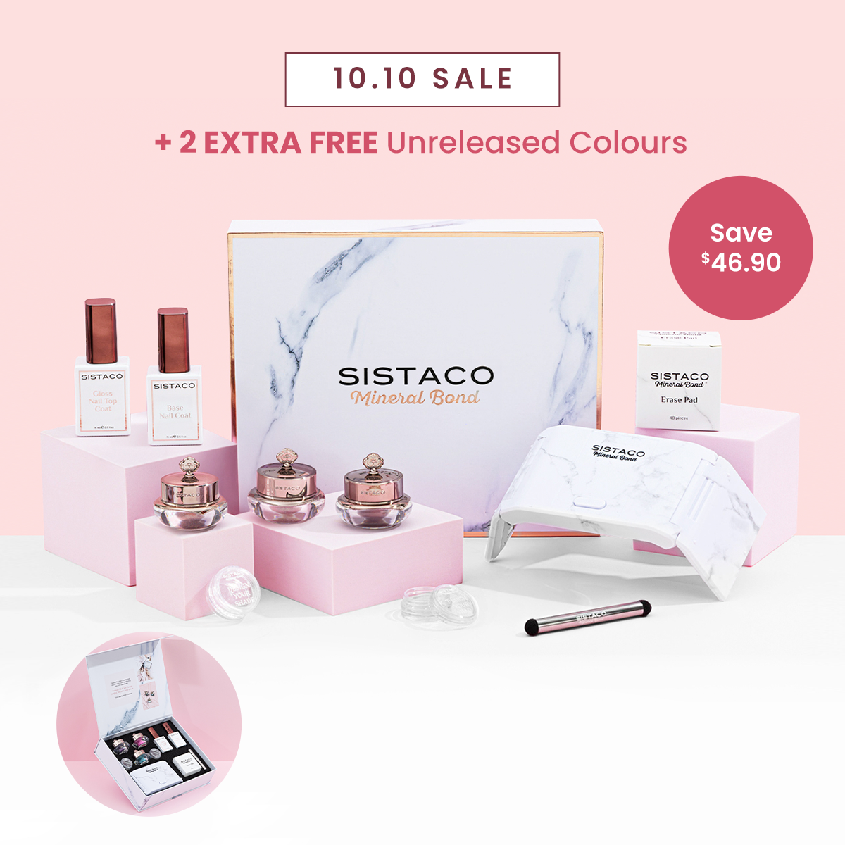 Mineral Bond Nail Set