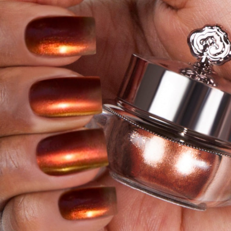 Saffron - Shade Shift Metallic Nail Powder - Pre Order