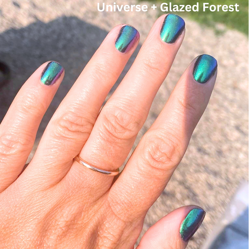 Glazed Forest - Metallic Nail Powder