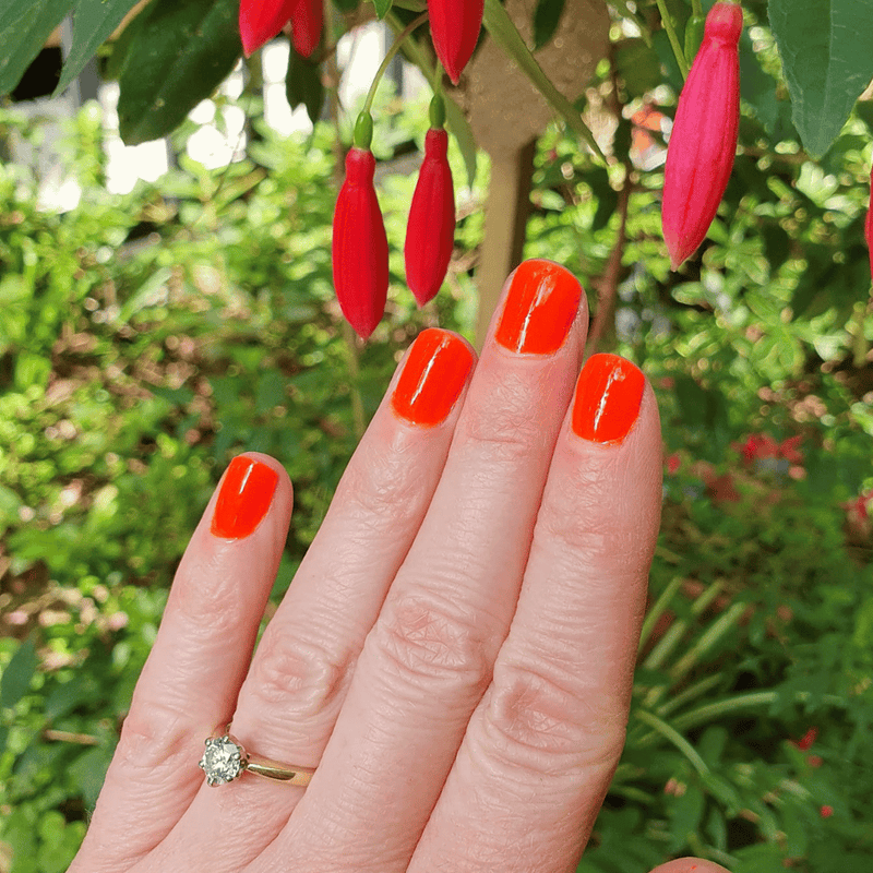 Vibrant Orange - Matte Nail Powder