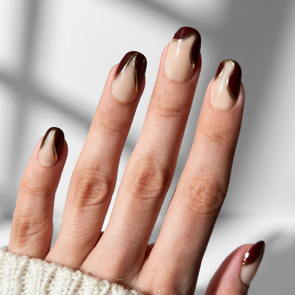 Velour Nights - Oval Sustainable Nails - Pre order