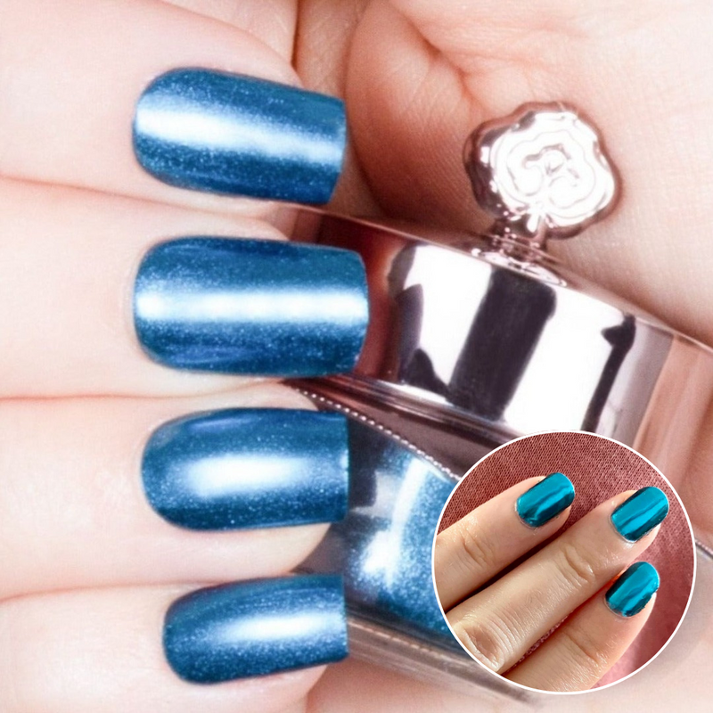 Teal - Metallic Nail Powder