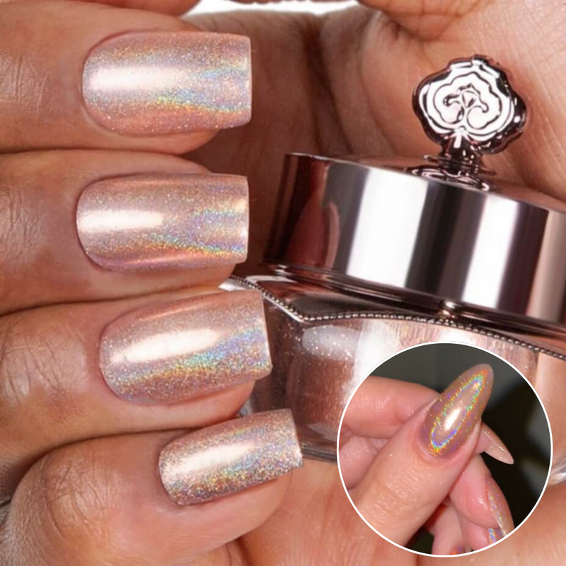 Latte - Holographic Nail Powder