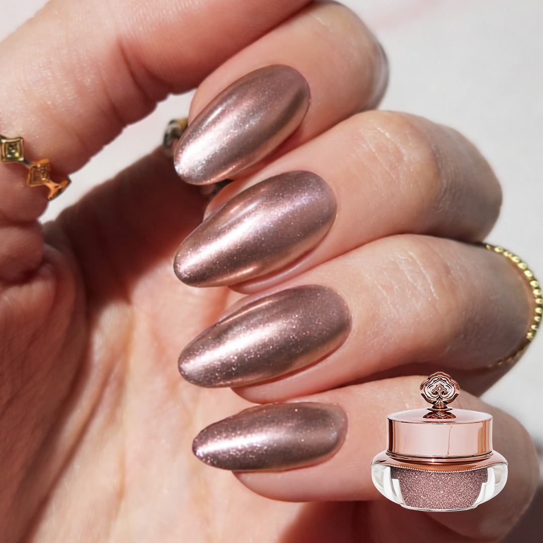 Dusty Rose - Metallic Nail Powder