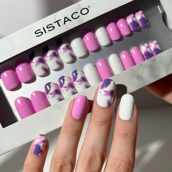Whisper Mauve - Oval Sustainable Nails - Pre order