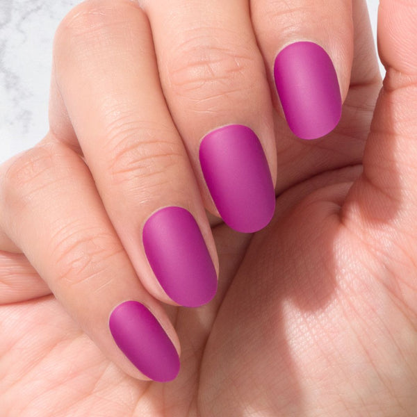 Sustainable Nails  - Aubergine - Oval