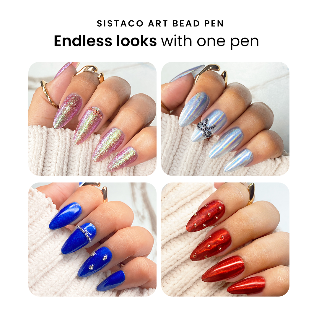 Art Bead Pen - Gold