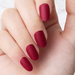 Sustainable Nails - Merlot - Oval