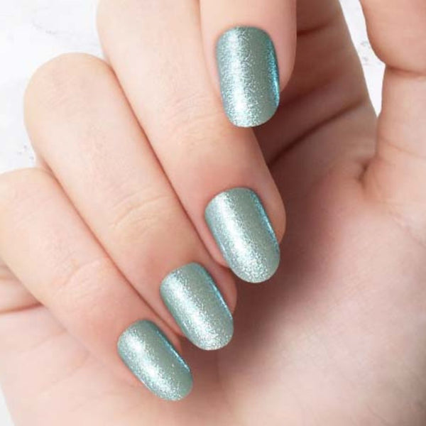 Mint Glazed - Oval Sustainable Nails