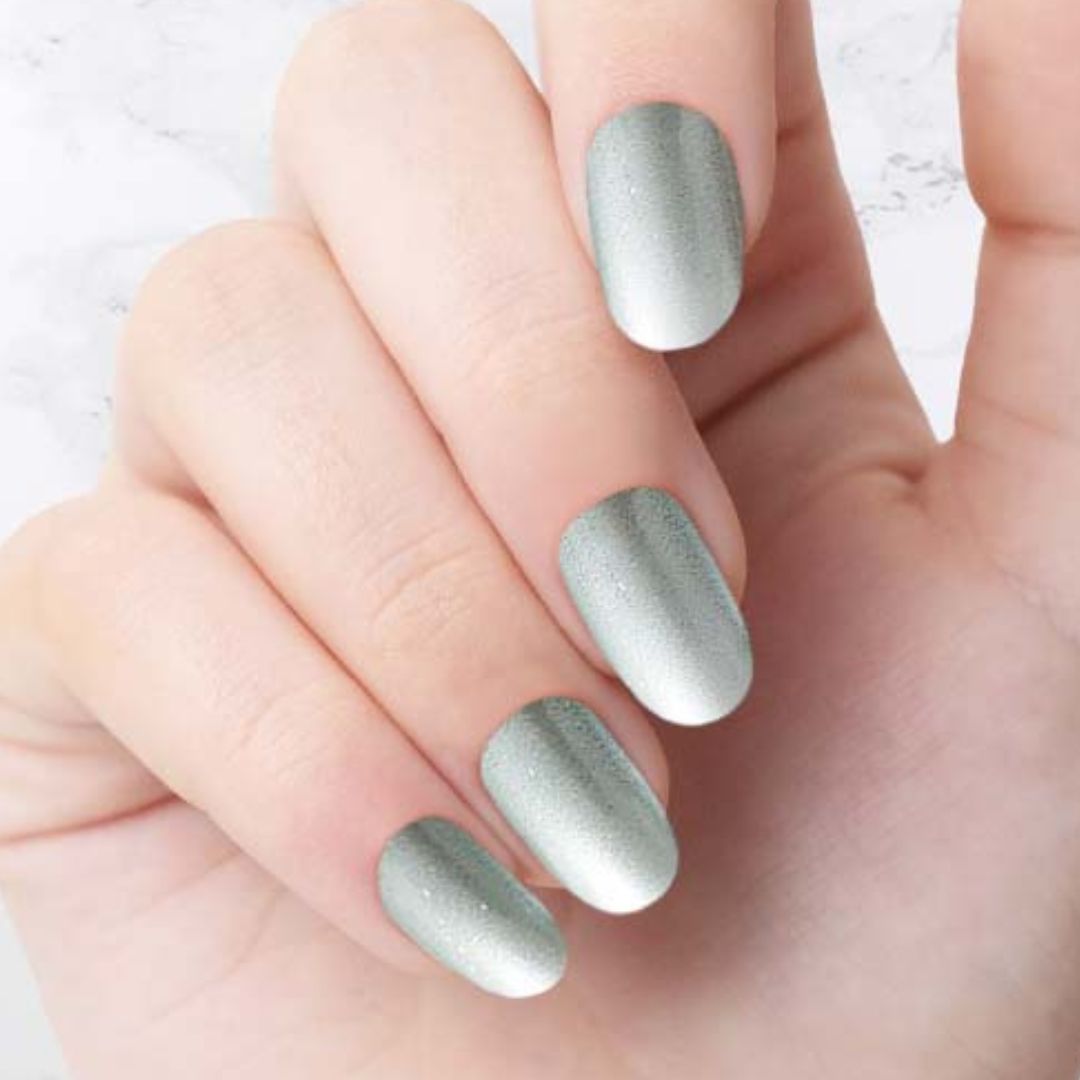 Pistachio Glazed - Oval Sustainable Nails