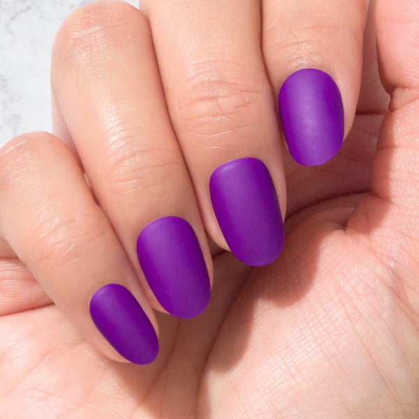 Purple Haze - Oval Sustainable Nails