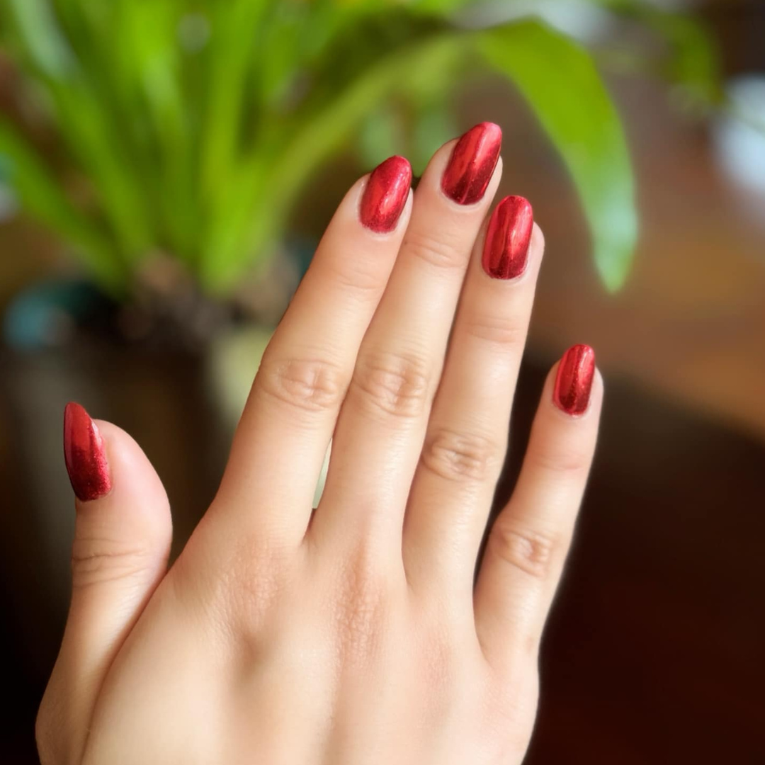 Ruby - Metallic Nail Powder - Pre Order