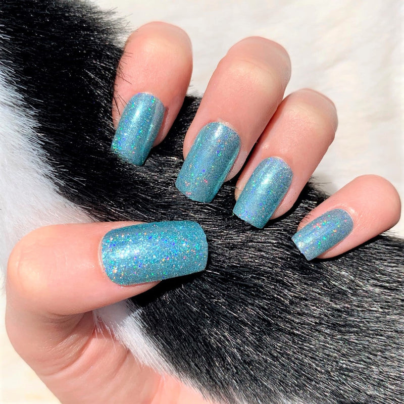 Turquoise - Holographic Nail Powder