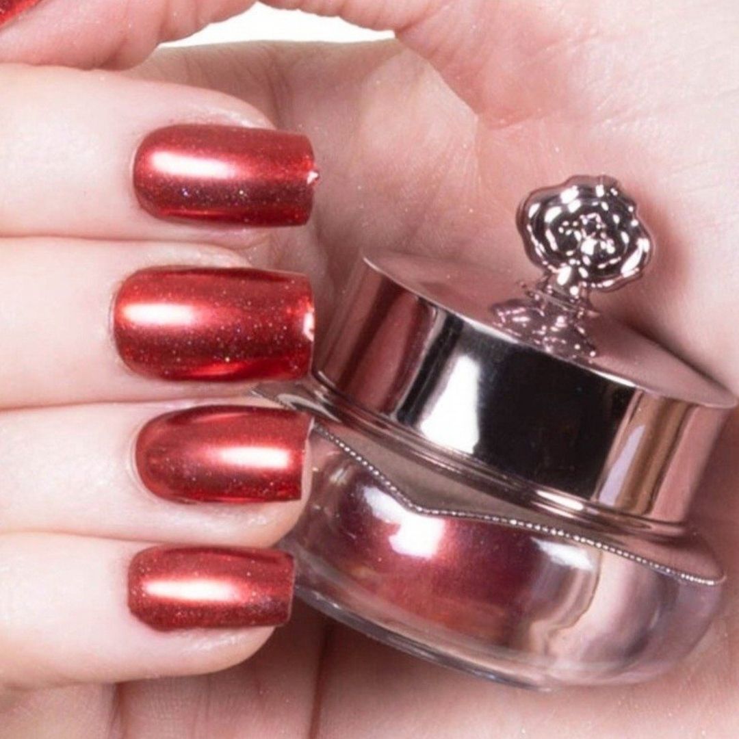 Ruby - Metallic Nail Powder - Pre Order